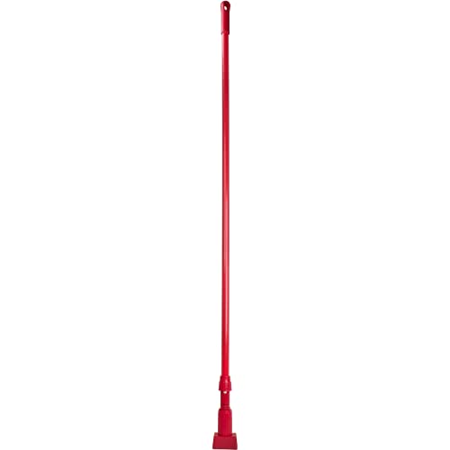 SPARTA Fiberglass Mop Handle Jaw Style 60 Inches Red Pack of 12