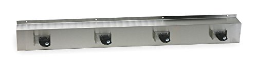 Tough Guy Mop Handle Holder Silver Stainless Steel