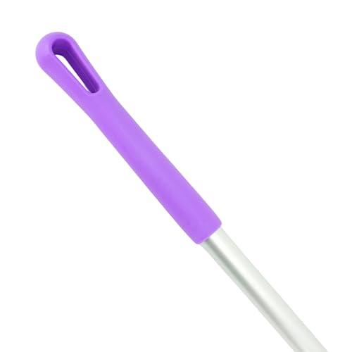 Sparta Adjustable Aluminum Broomstick 48 Inches Purple