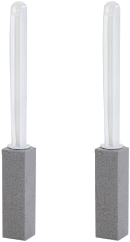2 Packs Pumice Stones with Long Handles for Toilet and More