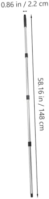 Stainless Steel Mop Handle Extension for Easy Storage and Maintenance