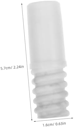 Ipetboom 4pc Mop Pole Adapter Kit Plastic Threaded Tips for Extension