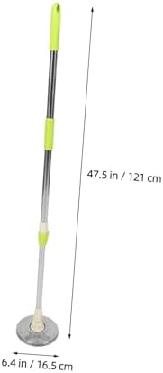 Rotating Mop Handle with Detachable Stainless Steel Pole