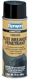 Sprayon LU103 Rust Breaker 16 Oz Lot of 12