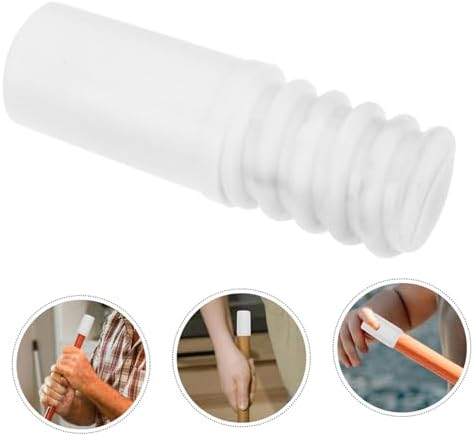 Ipetboom 4pc Mop Pole Adapter Kit Plastic Threaded Tips for Extension