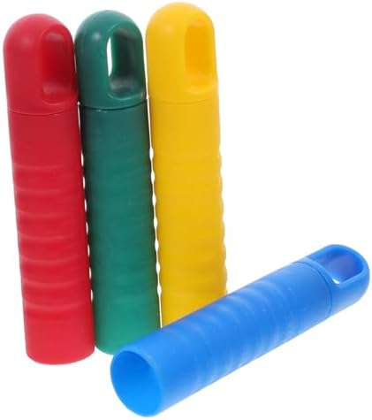 4PCS Mop Handle Grip Replacement Caps Non-Slip Blue Red Yellow Green 1