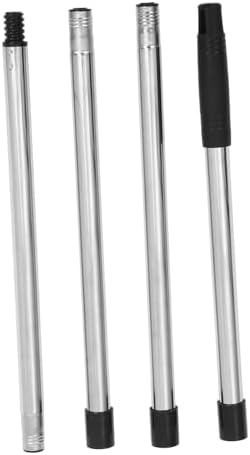Stainless Steel Mop Handle Extendable for Mops and Brooms Black