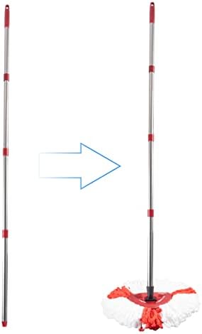 Matthew Cleaning Spin Mop Replacement Handle - Red