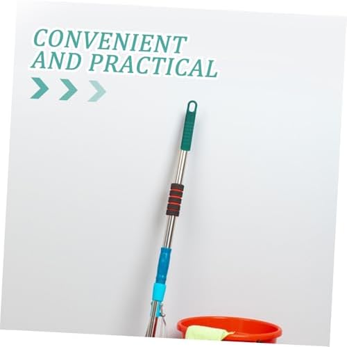 2pcs Non-Slip Mop Handle with Hanging Holes Replacement for Broom Poles