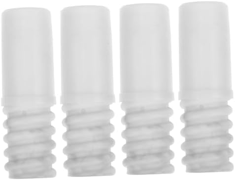 Ipetboom 4pc Mop Pole Adapter Kit Plastic Threaded Tips for Extension