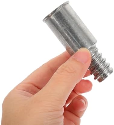 Minkissy 2pcs Threaded Tip Broom Handle Adapter for Metal Poles