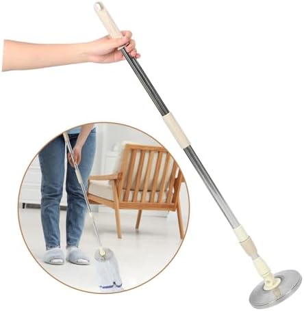 Rotary Mop Pole Stick Replacement Stainless Steel Handle