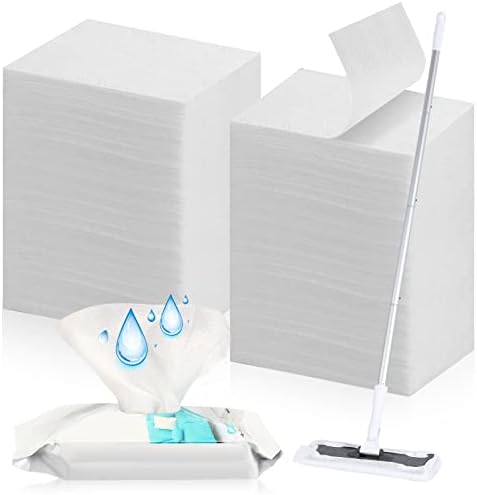 Peryiter 300 Pcs Wet Mop Pads Refills for Floor Cleaning