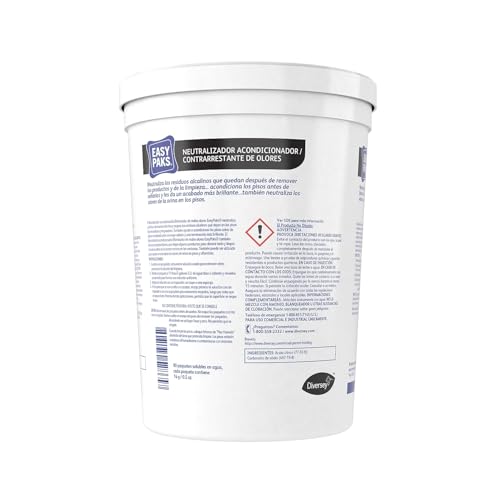 Diversey Easy Paks 990685 Neutralizer 5oz 90 Pack 2 TubsCarton