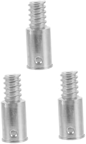 3pcs Aluminum Mop Stick Extension Pole Threaded End Replacement