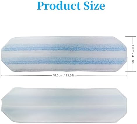 KVLZ Microfiber Mop Pads 6-Pack - Fits H2prO Mops