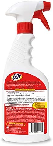IRON OUT Rust Stain Remover Tablets Gel Spray