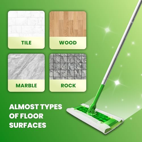 DXSAGVY Upgraded Wet Mop Pads 64 Count Refill