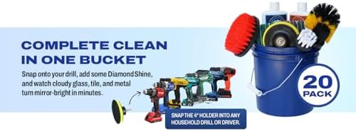 Diamond Shine 20-Piece Deep Clean Kit for Bathroom and Hard Water