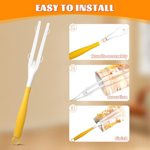 Adjustable Duster Handle Set for Swiffer Compatible