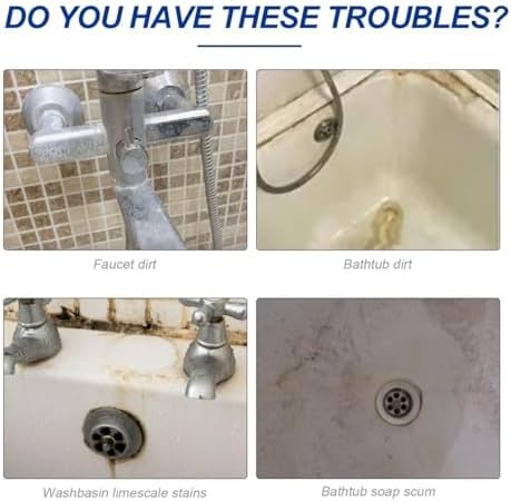Bathroom Cleaner - Foam Descaler for Glass Tiles and Faucets