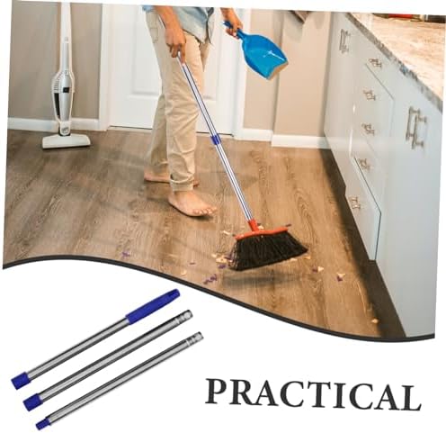 Minkissy 3-Section Mop Handle Replacement Pole