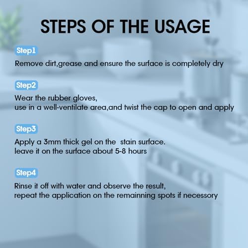 KBD Home Cleaning Gel - 130g Black Stain Remover