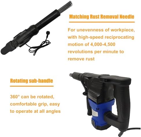 Electric Rust Remover with 3200-3400 BPM Power