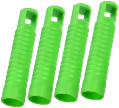 4pcs Mop Handle Attachments with Nonslip Grip and Wall Mount Holder