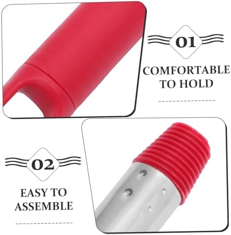4-Section Stainless Steel Mop Stick Extension Rod