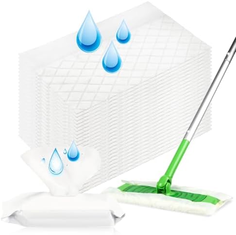 Bisenkud 24 Count Unscented Wet Mop Refills for Swiffer 1