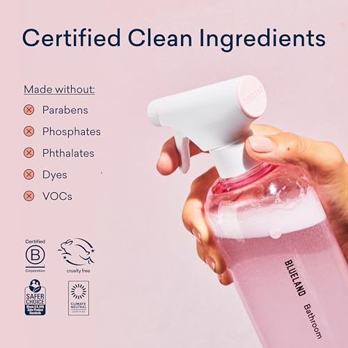 BLUELAND Bathroom Cleaner 10-Pack Refill with Eucalyptus Mint Scent