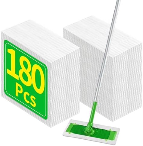 FURCIELOS Dry Sweeping Cloths for Swiffer 180 Count Refill Pack 1