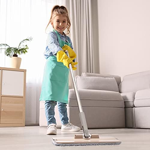Bycarm 6 Pack Microfiber Mop Pads for 13 Inch Flat Mop