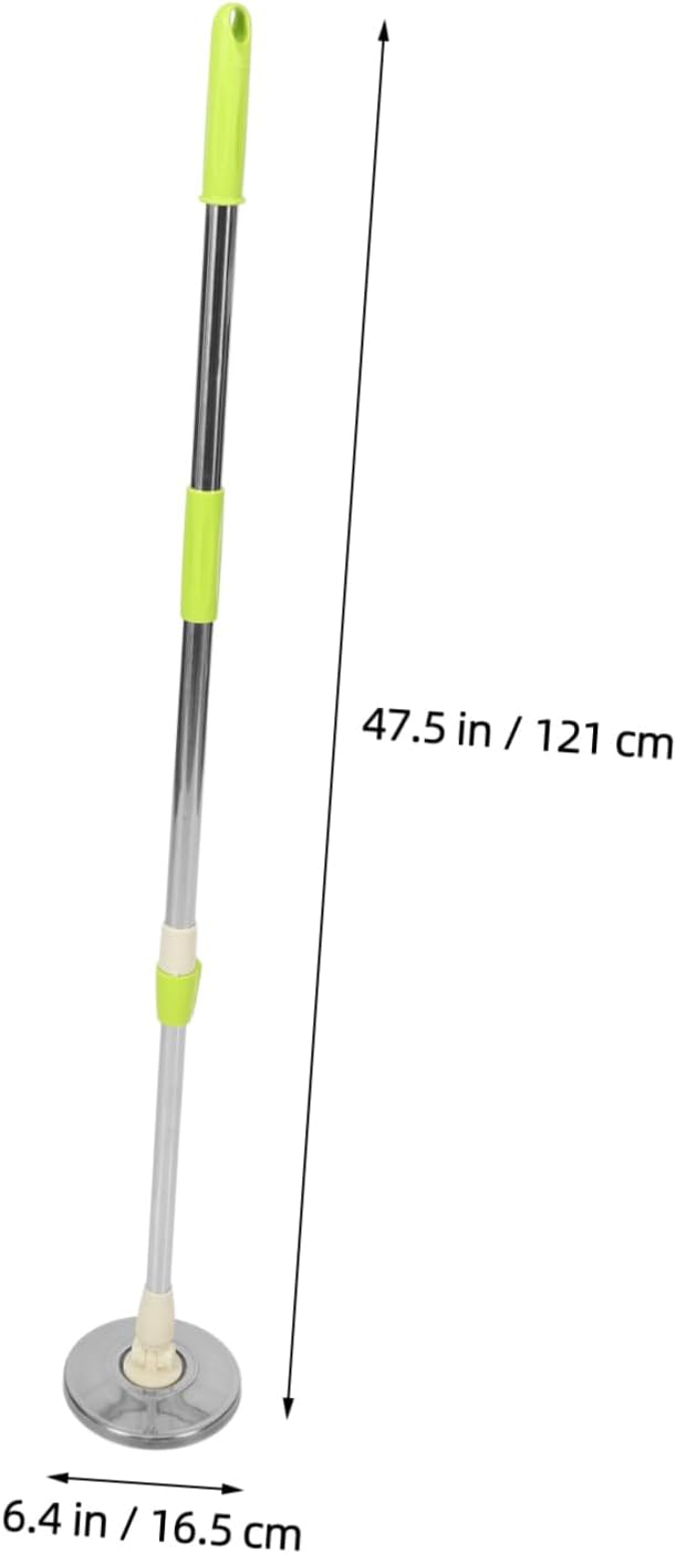 Rotating Mop Handle with Detachable Stainless Steel Pole