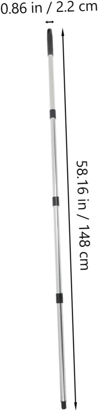 Stainless Steel Mop Handle Extension for Easy Storage and Maintenance