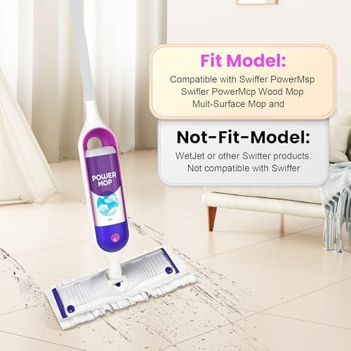 40 Count Swiffer Power Mop Refills - Multi-Surface Wood Mop Compatible