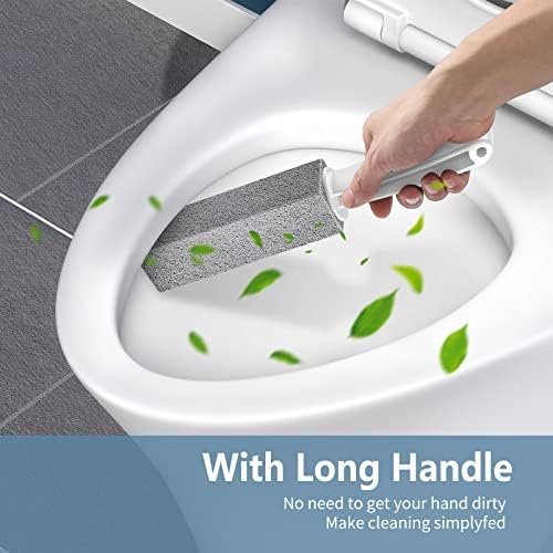 Laiyeoy Toilet Bowl Pumice Stone 2Pack - Rust Lime Remover