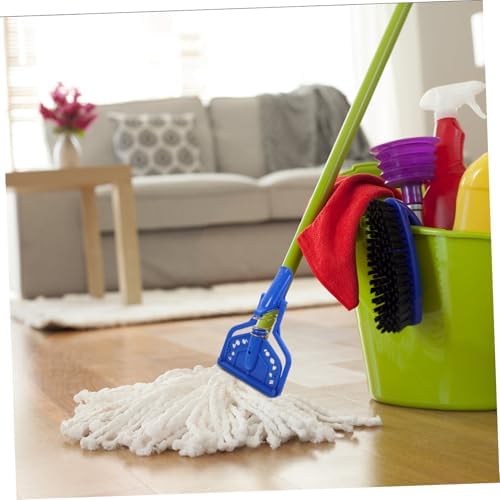 Minkissy Mop Rod Adapter Threaded Clip for Easy Replacement
