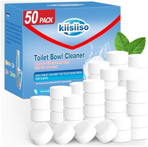 KIISIISO Toilet Cleaner Tablets 50 Pack