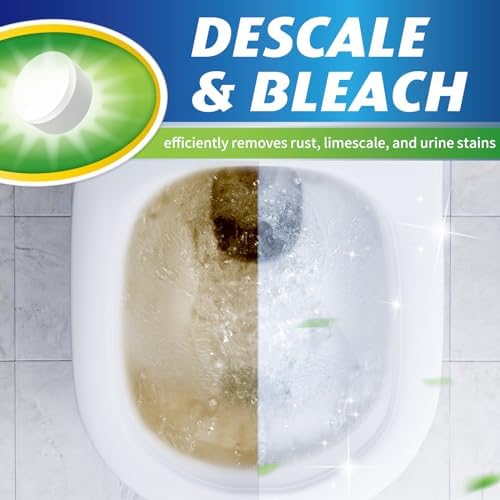 Ksend Toilet Bowl Cleaner Tablets - 40PCS Automatic Bleach Tablets