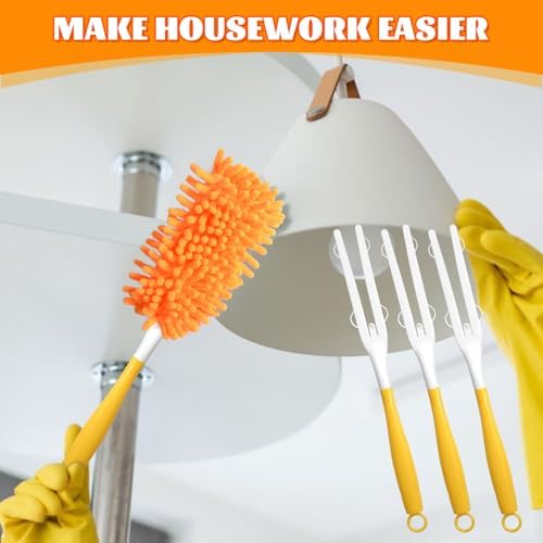 Adjustable Duster Handle Set for Swiffer Compatible