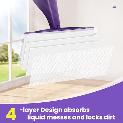 NIXOOT Swiffer WetJet Spray Mop Pad Refill 10 Count