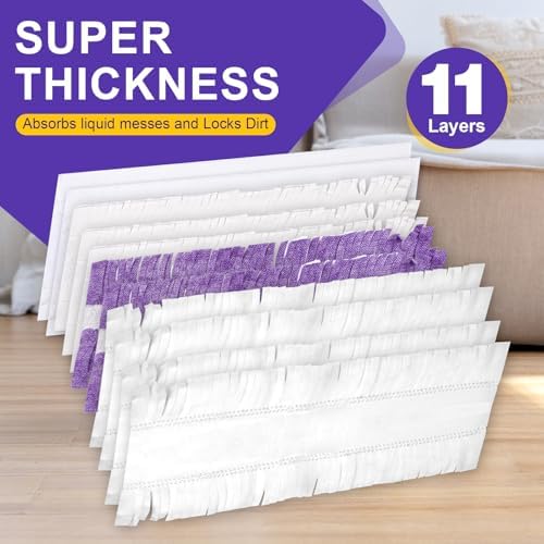 ZMZPA Power Mop Pads Refill for Swiffer PowerMop 8 Count Multi-Surface