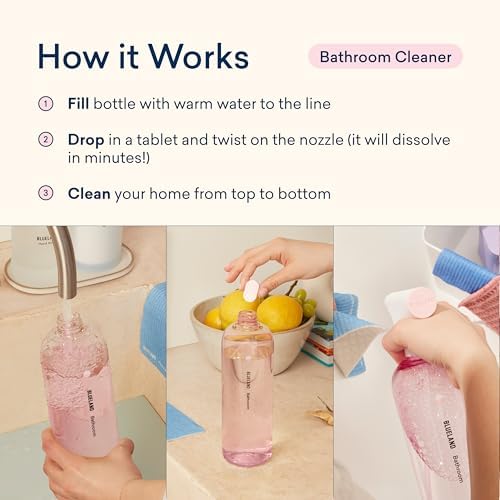 BLUELAND Bathroom Cleaner 10-Pack Refill with Eucalyptus Mint Scent
