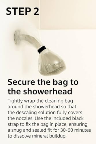NoScale Pro Showerhead Descaling Kit - Eco-Friendly Limescale Remover