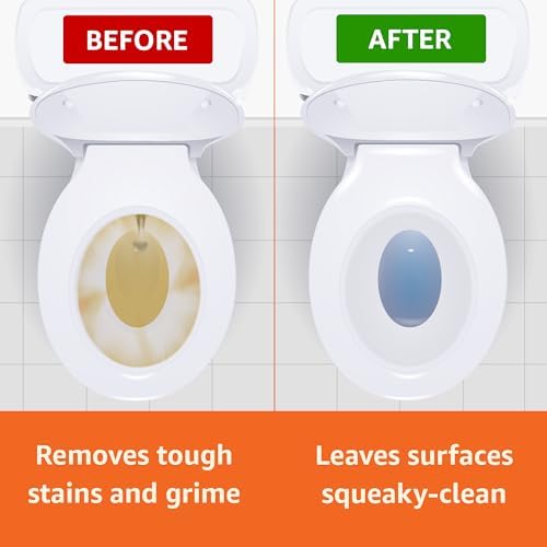 Amazon Basics Toilet Bowl Cleaner with Cling Action 24 Fl Oz