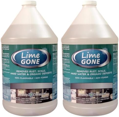 Quality Chemical Lime-Gone Remover 128 oz Pack of 2