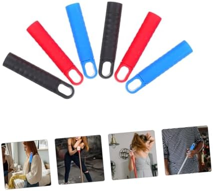 6Pcs Slip Mop Handle End Caps with Hanging Hook