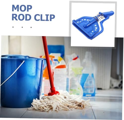 Minkissy Mop Rod Adapter Threaded Clip for Easy Replacement